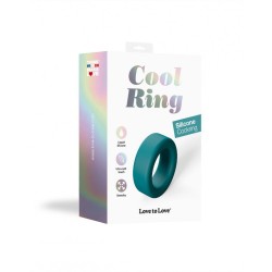 LOVE TO LOVE Cool Ring Silicone Cockring Blau