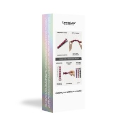 LOVE TO LOVE Bing Bang Anal Beads Medium Plum Star
