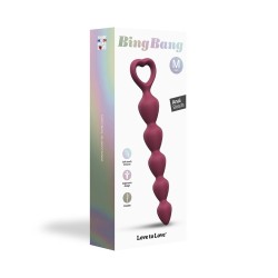 LOVE TO LOVE Bing Bang Anal Beads Medium Plum Star