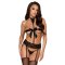 NOIR HANDMADE Bondage Kiss Dessous-Set Schwarz