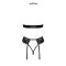NOIR HANDMADE Bondage Kiss Dessous-Set Schwarz