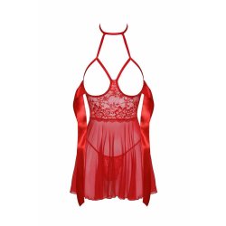 NOIR HANDMADE Sexy Kiss Babydoll Rot