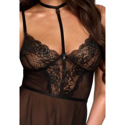 NOIR HANDMADE First Kiss Babydoll Schwarz