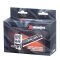 XXDREAMSTOYS Leder-Handfessel Breit Abschliessbar Weiss/Schwarz