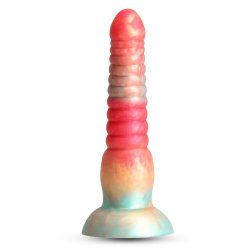 NS NOVELTIES Colours Stacked Dildo 16 cm aus Silikon Rot/Gold