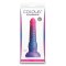 NS NOVELTIES Colours Stacked Dildo 16 cm aus Silikon Pink/Blau
