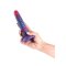 NS NOVELTIES Colours Stacked Dildo 16 cm aus Silikon Pink/Blau