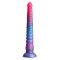 NS NOVELTIES Colours Stacked Dildo 30,6 cm aus Silikon Pink/Blau