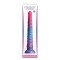 NS NOVELTIES Colours Stacked Dildo 30,6 cm aus Silikon Pink/Blau