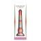 NS NOVELTIES Colours Stacked Dildo 23 cm aus Silikon Rot/Gold