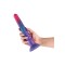 NS NOVELTIES Colours Stacked Dildo 23 cm aus Silikon Pink/Blau