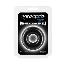 RENEGADE Fireman Ring Large Schwarz