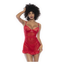 MAPALÉ Ruth Playful Chemise & String Rot