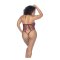 MAPALÉ Vino Noir Floral Bodysuit Cherry One Size+