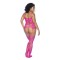 MAPALÉ Aria Fishnet Bodystocking Pink One Size+