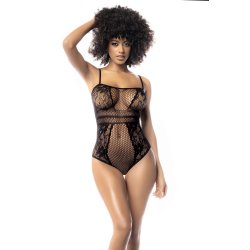 MAPALÉ Scarlett Fishnet Bodysuit Schwarz One Size