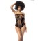 MAPALÉ Scarlett Fishnet Bodysuit Schwarz One Size