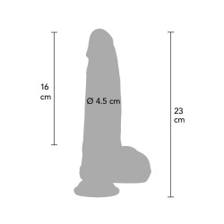 HIDDEN DESIRE Inferno Ultra Realistic Slim Dildo Silicone 18 cm