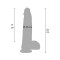 HIDDEN DESIRE Inferno Ultra Realistic Slim Dildo Silicone 21 cm