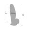 HIDDEN DESIRE Inferno Ultra Realistic Fat Dildo Silicone 22 cm