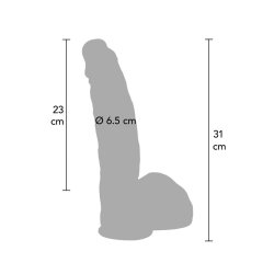 HIDDEN DESIRE Inferno Ultra Realistic Dildo Silicone 29 cm