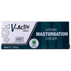 HOT V-Activ Unisex Masturbation Cream mit CBD 50 ml