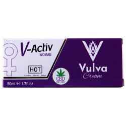 HOT V-Activ Woman Vulva Cream mit CBD 50 ml