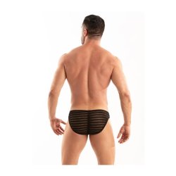 TOF Sheer Mykonos Mini Brief Schwarz