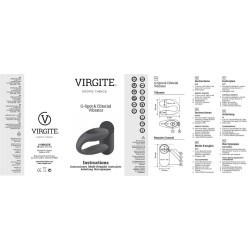 VIRGITE E12 Paar-Vibrator mit Fernbedienung Black Edition