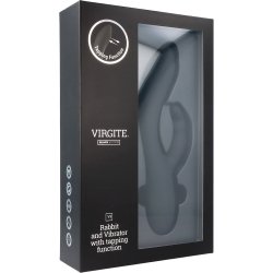 VIRGITE V9 Rabbit Vibrator mit Tapping-Funktion Schwarz