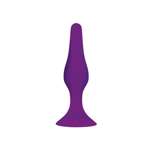 VIRGITE E4 Analplug aus Silikon Violett