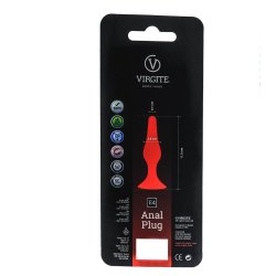VIRGITE E4 Analplug aus Silikon Violett