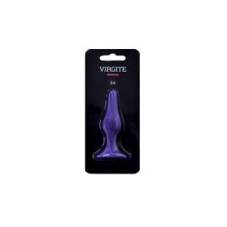 VIRGITE E4 Analplug aus Silikon Violett