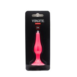 VIRGITE E4 Analplug aus Silikon Pink