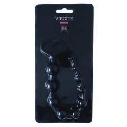 VIRGITE E3 Analkette aus Silikon Schwarz