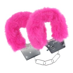 OUCH Classic Fluffy Handcuffs Pink