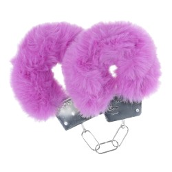 OUCH Classic Fluffy Handcuffs Violett