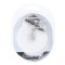 OUCH Classic Fluffy Handcuffs Weiss