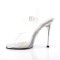 PLEASER Gala Sandalen Transparent/Silber