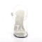 PLEASER Gala Sandalen Transparent/Silber