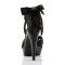 PLEASER Cocktail High Heels mit Schlaufe Schwarz
