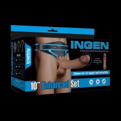LOVETOY Ingen Unisex Strap-On Set 25,5 cm L - 2XL Beige