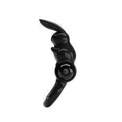 PRETTY LOVE Exciting Rabbit Penisring mit Vibration Schwarz