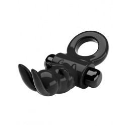 PRETTY LOVE Exciting Rabbit Penisring mit Vibration Schwarz