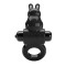 PRETTY LOVE Exciting Rabbit Penisring mit Vibration Schwarz