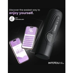 INTOYOU Egor Masturbator Stossend & Rotierend mit App-Steuerung Schwarz