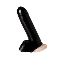 RIMBA Latex Play Penis Sleeve Schwarz