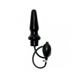 RIMBA Aufblasbarer Anal-Plug mit Kern Gross Silikon Schwarz
