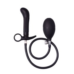 RIMBA Aufblasbarer Anal-Plug mit Ballon Silikon Schwarz