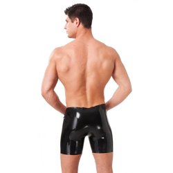 RIMBA Latex Play Bermuda Hose Schwarz